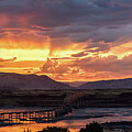 Sunset Over The Dalles Bridge 3